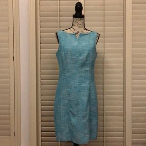 Pretty Blue and White Dress